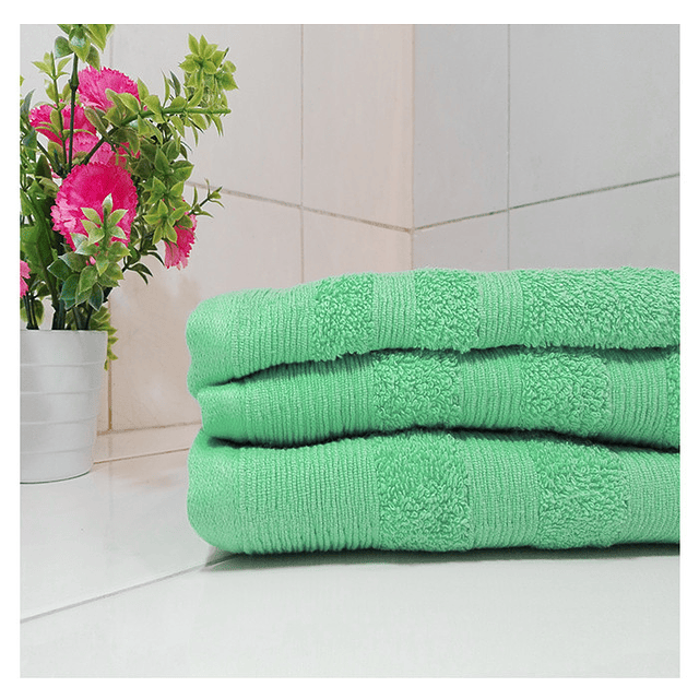 Set toallas manos y cuerpo 500g pistacho 2