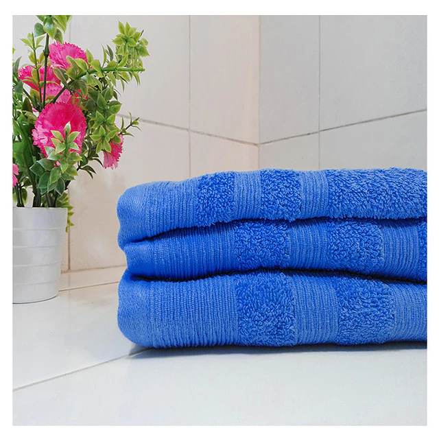 Set toallas manos y cuerpo 500g azul 3