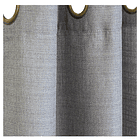 Set cortinas y visillos mónaco grafite 2