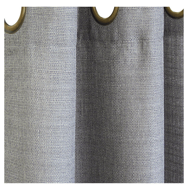 Set cortinas y visillos mónaco grafite 2