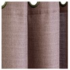 Set cortinas y visillos mónaco cioccolato 2