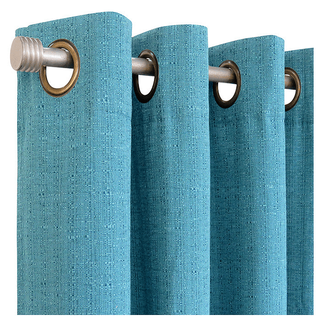 Set cortinas y visillos venecia turchese 3