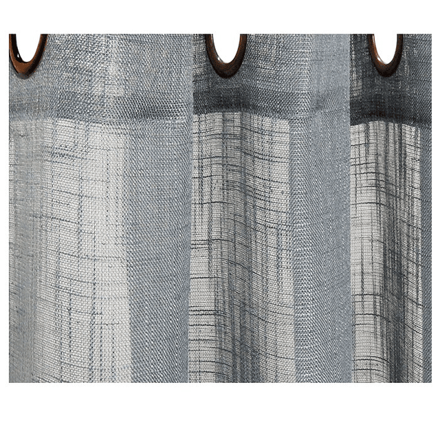 Set cortinas velo lino grafito  2