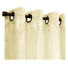 Set cortinas velo lino beige 3