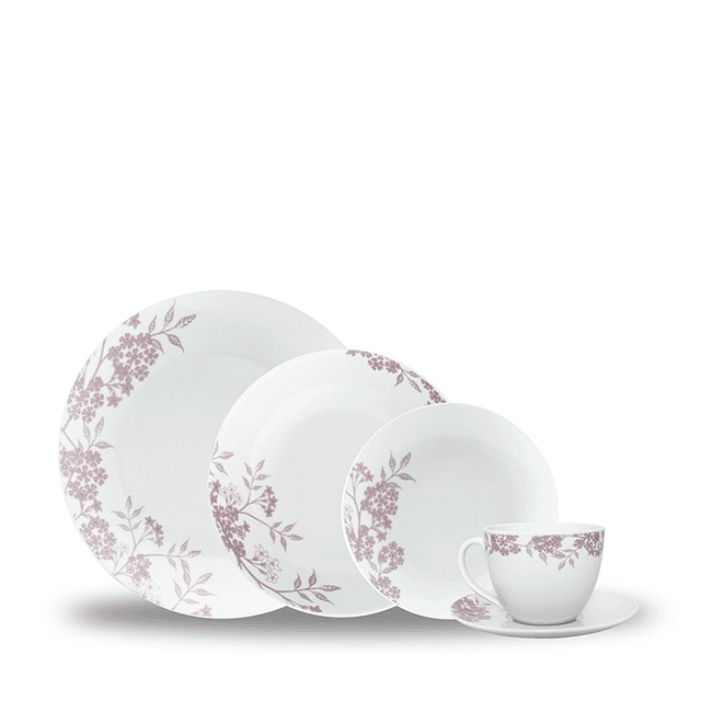 Set vajilla florencia 30 piezas 2