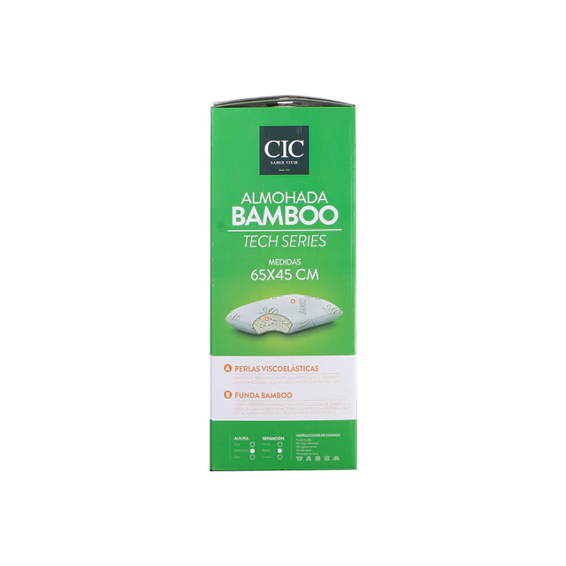 Almohada viscoelástica CIC Bamboo Tech Series 65x45cm 5