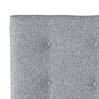 Respaldo de cama Polonia Gris 2 plazas 2