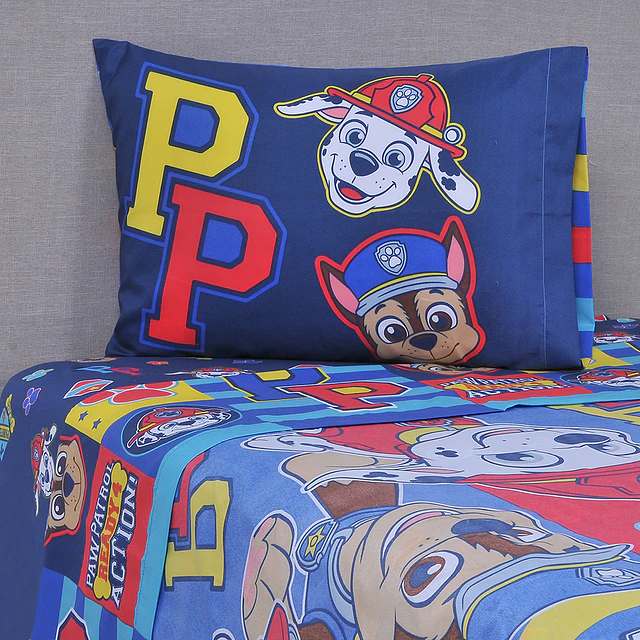 Sábanas 1.5 plazas Paw Patrol Niño Action 1