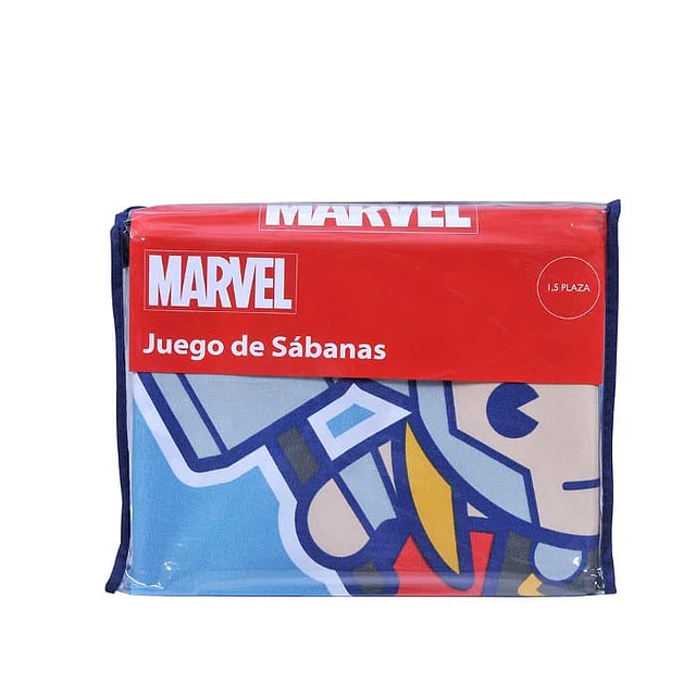 Sábanas 1.5 plazas Avengers Kawaii 3