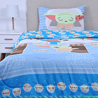 Plumon 1.5 Plazas Star Wars Mandalorian Blue 1