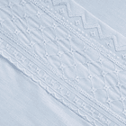 Sábanas 2 Plazas Broderie Bricks Celeste Spa 2