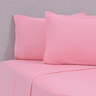 Sábanas 2 Plazas Polar Lisa Rosado 1