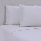 Sábanas 2 Plazas Polar Lisa Gris 1