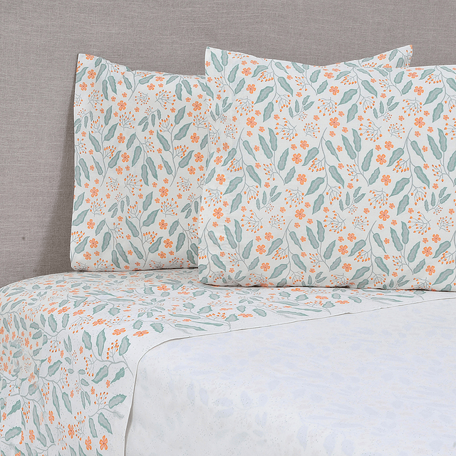 Sábanas king Estampada 144 Hilos Paprika 1