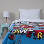 Frazada 1.5 plazas Polar Sherpa Spiderman Wall 1