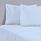 Sábanas 2 Plazas 144 Hilos Colores Lisos Verde Agua 1