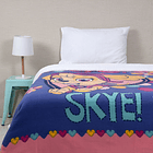 Frazada 1.5 plazas Polar Sherpa Paw Patrol Niña Go Skye 1