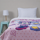 Frazada 1.5 plazas Polar Sherpa Minnie Daisy 1