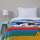 Frazada 1.5 Plazas Polar Sherpa Mickey Amigos 1