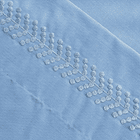 Sábanas 2 Plazas Bordada 144 Hilos Celeste 2