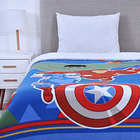 Frazada 1.5 Plazas Polar Sherpa Avengers Gem 1