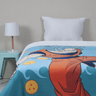 Frazada 1.5 Plazas Polar Sherpa Dragon Ball Z Super 1