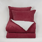 Plumon 1.5 Plazas Coral Sherpa  Burdeo 2