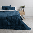 Plumón King Corduroy Coral Sherpa Azul Navy 1