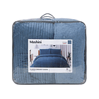 Plumón King Corduroy Coral Sherpa Azul Navy 3