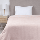 Frazada 1.5 Plazas Coral Embossed Rosado 1