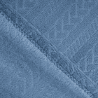 Frazada 2 Plazas Coral Embossed Azul 2