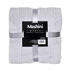 Manta Flannel Embossed 130x160 cms Gris 3