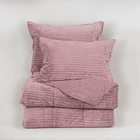 Plumon 1.5 plazas Corduroy Coral Sherpa Rosado 2