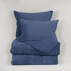 Plumon 2 plazas Corduroy Coral Sherpa Azul Navy 3