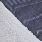 Plumón 1.5 Plazas Coral Emboss Sherpa Marengo 2