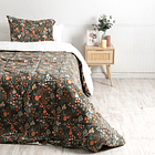 Plumón 1.5 Plazas Coral print Sherpa Baysan 1