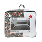 Plumón 1.5 Plazas Coral print Sherpa Baysan 3