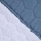 Quilt King Sherpa Azul 2