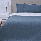 Quilt 2 Plazas Sherpa Azul 1
