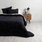 Plumón King Sherpa/Sherpa Negro-Gris 1