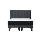 Cama BestBeds Infinity 2 plazas + Bases + Respaldo Polonia Grafito 1