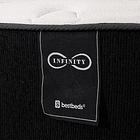 Cama BestBeds Infinity 1.5 plazas + Bases + Respaldo Polonia Grafito 2