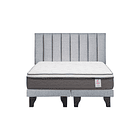 Cama Rosen Style 6 2 plazas + Bases + Respaldo Estambul 2