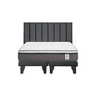 Cama Rosen Style 6 2 plazas + Bases + Respaldo Estambul 1