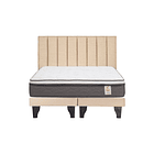 Cama Rosen Style 6 2 plazas + Bases + Respaldo Estambul 3