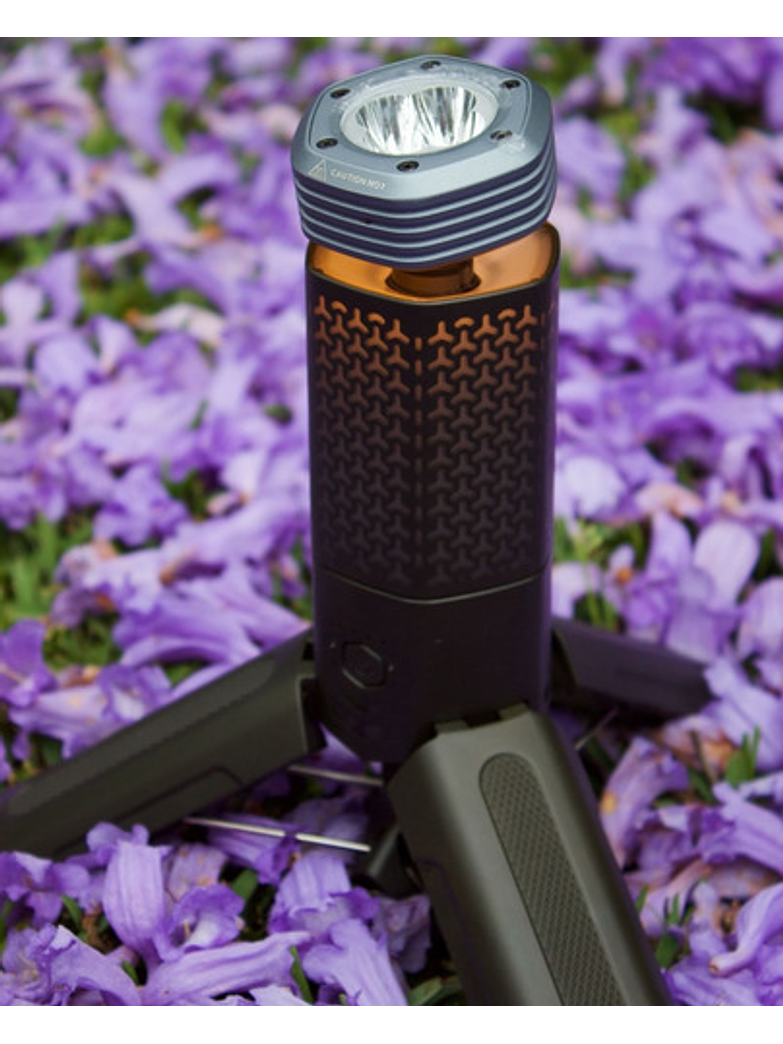 Linterna De Camping Telescópica Y Power Bank Verde Oscuro 2