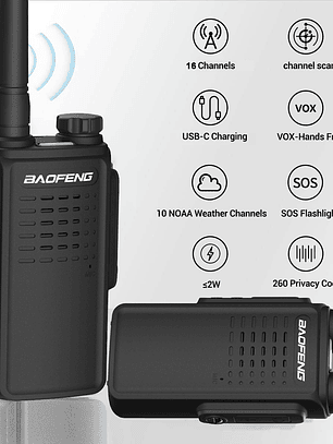 Baofeng BF-W31E – Comunicación sin límites, incluso en los terrenos más extremos (se vende por unidades)