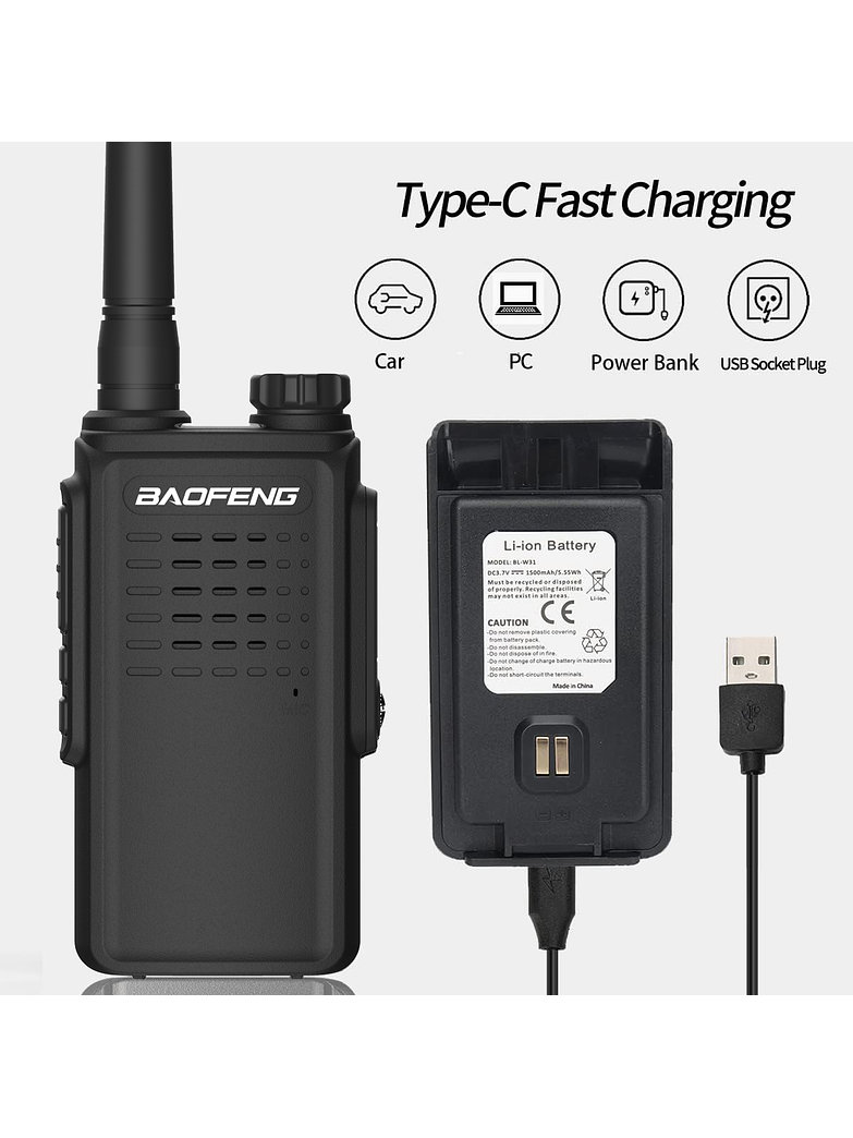 Baofeng BF-W31E – Comunicación sin límites, incluso en los terrenos más extremos (se vende por unidades) 6