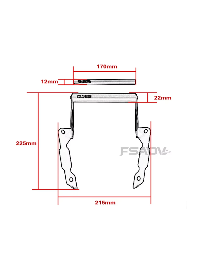 Soporte GPS Honda Translap XL750 3