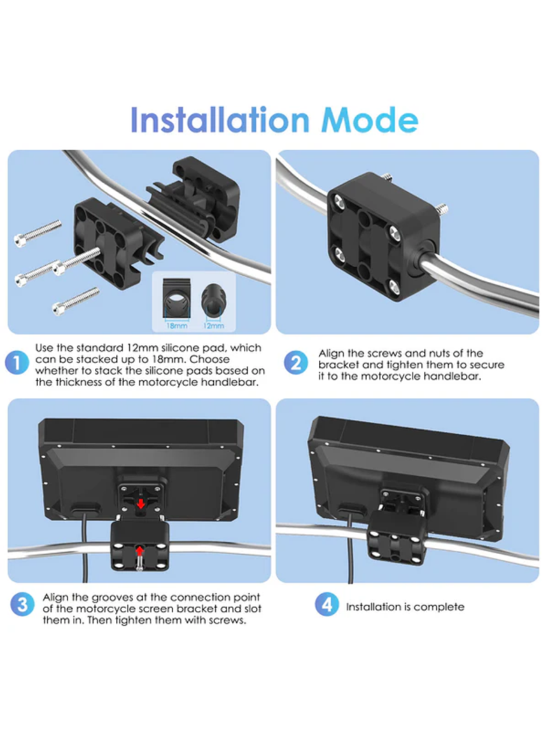 Pantalla para Moto GPS- 7 